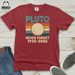 Pluto Never Forget Heavy Cotton Comfort Colors Tee Gift For Animal Lover