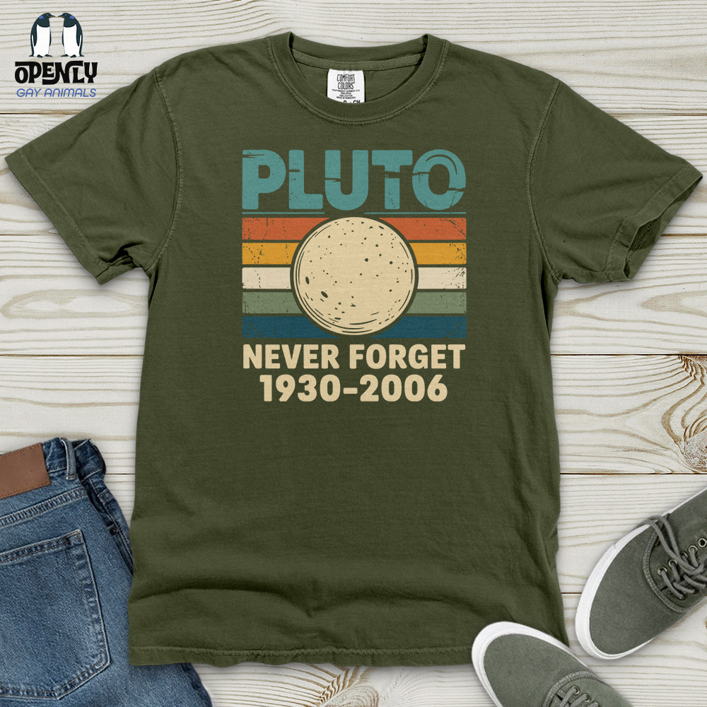 Pluto Never Forget Heavy Cotton Comfort Colors Tee Gift For Animal Lover