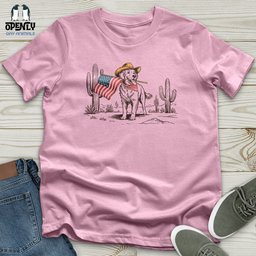 Memorial Day Cowboy Dog Unisex T Shirt Gift For Dog Lover