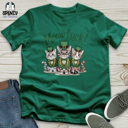 Meow Luck Unisex T Shirt Gift For Cat Lover