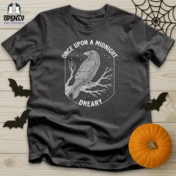 Once Upon A Midnight Dreary Unisex T Shirt Gift For Animal Lover