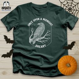 Once Upon A Midnight Dreary Unisex T Shirt Gift For Animal Lover