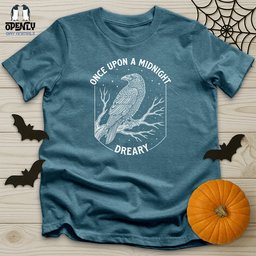 Once Upon A Midnight Dreary Unisex T Shirt Gift For Animal Lover