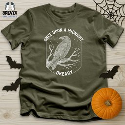 Once Upon A Midnight Dreary Unisex T Shirt Gift For Animal Lover