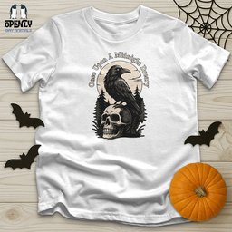 Once Upon A Midnight Dreary Unisex T Shirt Gift For Animal Lover