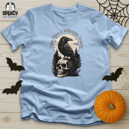 Once Upon A Midnight Dreary Unisex T Shirt Gift For Animal Lover