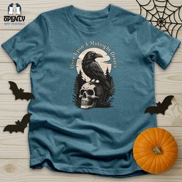 Once Upon A Midnight Dreary Unisex T Shirt Gift For Animal Lover