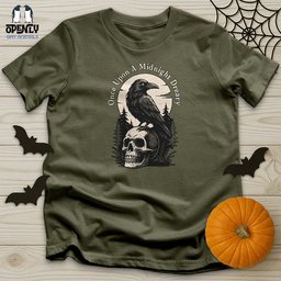 Once Upon A Midnight Dreary Unisex T Shirt Gift For Animal Lover
