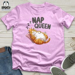 Nap Queen Unisex T Shirt Gift For Animal Lover