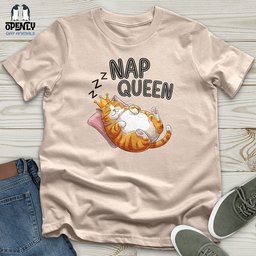 Nap Queen Unisex T Shirt Gift For Animal Lover