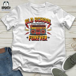 Old School Forever Unisex T Shirt Gift For Animal Lover