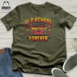 Old School Forever Unisex T Shirt Gift For Animal Lover
