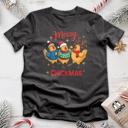 Merry Chickmas 2 Unisex T Shirt Gift For Animal Lover
