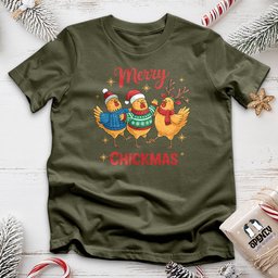 Merry Chickmas 2 Unisex T Shirt Gift For Animal Lover