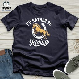 Riding Unisex T Shirt Gift For Animal Lover