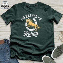Riding Unisex T Shirt Gift For Animal Lover