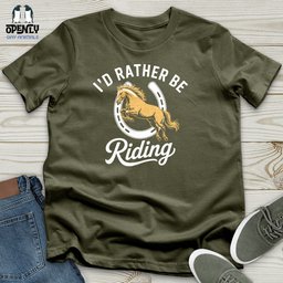 Riding Unisex T Shirt Gift For Animal Lover