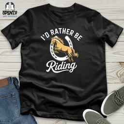 Riding Unisex T Shirt Gift For Animal Lover