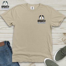 Openlygayanimals Logo Embroidered Heavy Cotton Comfort Colors Tee Gift For Animal Lover