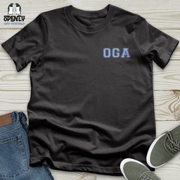 Oga Logo Embroidered Unisex T Shirt Gift For Animal Lover