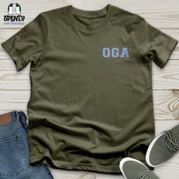Oga Logo Embroidered Unisex T Shirt Gift For Animal Lover