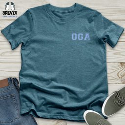 Oga Logo Embroidered Unisex T Shirt Gift For Animal Lover