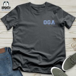 Oga Logo Embroidered Unisex T Shirt Gift For Animal Lover