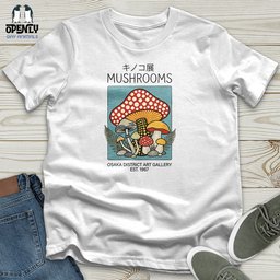 Mushrooms Unisex T Shirt Gift For Animal Lover
