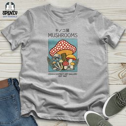 Mushrooms Unisex T Shirt Gift For Animal Lover
