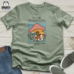 Mushrooms Unisex T Shirt Gift For Animal Lover