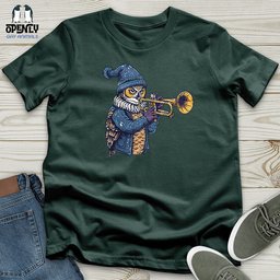 Owl Trumpet Performance Unisex T Shirt Gift For Animal Lover