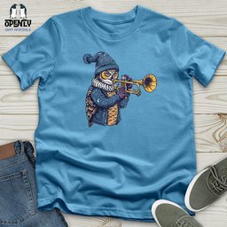 Owl Trumpet Performance Unisex T Shirt Gift For Animal Lover