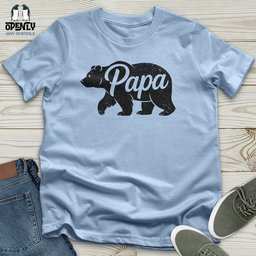 Papa Bear Unisex T Shirt Gift For Dad