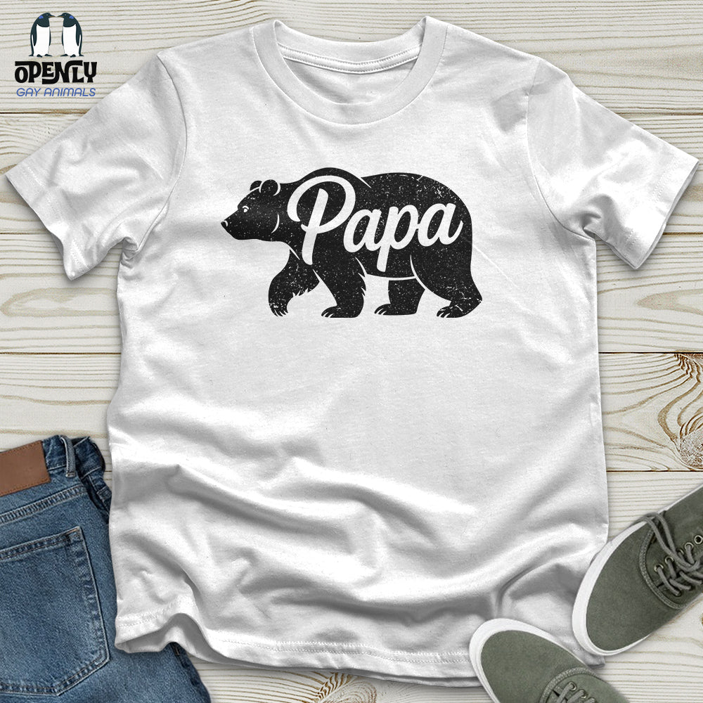 Papa Bear Unisex T Shirt Gift For Dad