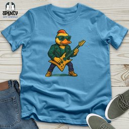 Rockstar Duck Unisex T Shirt Gift For Duck Lover