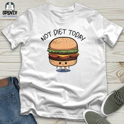 Not Diet Today Softstyle Tee Gift For Animal Lover