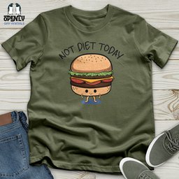 Not Diet Today Softstyle Tee Gift For Animal Lover