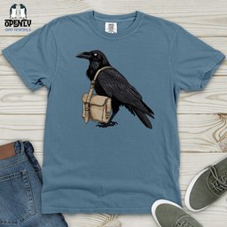 Raven Postal Carrier Heavy Cotton Comfort Colors Tee Gift For Animal Lover