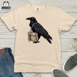 Raven Postal Carrier Heavy Cotton Comfort Colors Tee Gift For Animal Lover