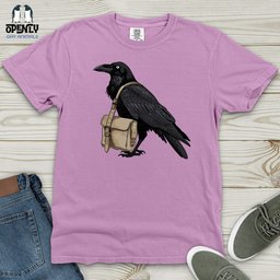 Raven Postal Carrier Heavy Cotton Comfort Colors Tee Gift For Animal Lover