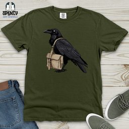 Raven Postal Carrier Heavy Cotton Comfort Colors Tee Gift For Animal Lover