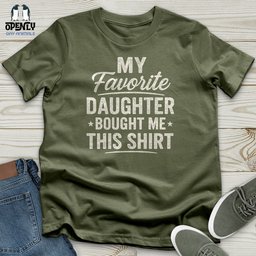 My Favorite Daughter Bought Me This Shirt Softstyle Tee Gift For Animal Lover