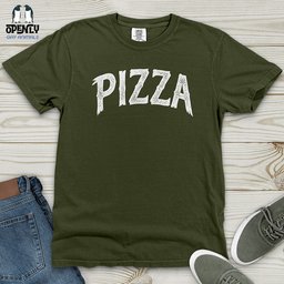 Pizza Heavy Cotton Comfort Colors Tee Gift For Animal Lover