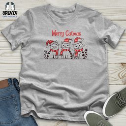 Merry Catmas Unisex T Shirt Gift For Animal Lover