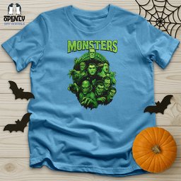 Monsters Unisex T Shirt Gift For Animal Lover