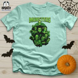 Monsters Unisex T Shirt Gift For Animal Lover