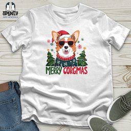 Merry Corgmas Unisex T Shirt Gift For Animal Lover