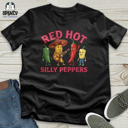 Red Hot Silly Peppers Unisex T Shirt Gift For Animal Lover