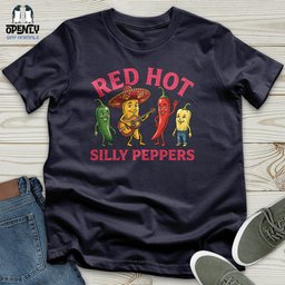 Red Hot Silly Peppers Unisex T Shirt Gift For Animal Lover