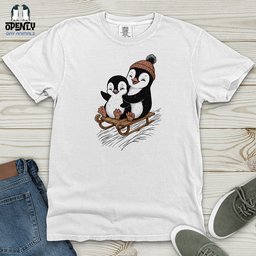 Penguin Joyride Heavy Cotton Comfort Colors Tee Gift For Animal Lover